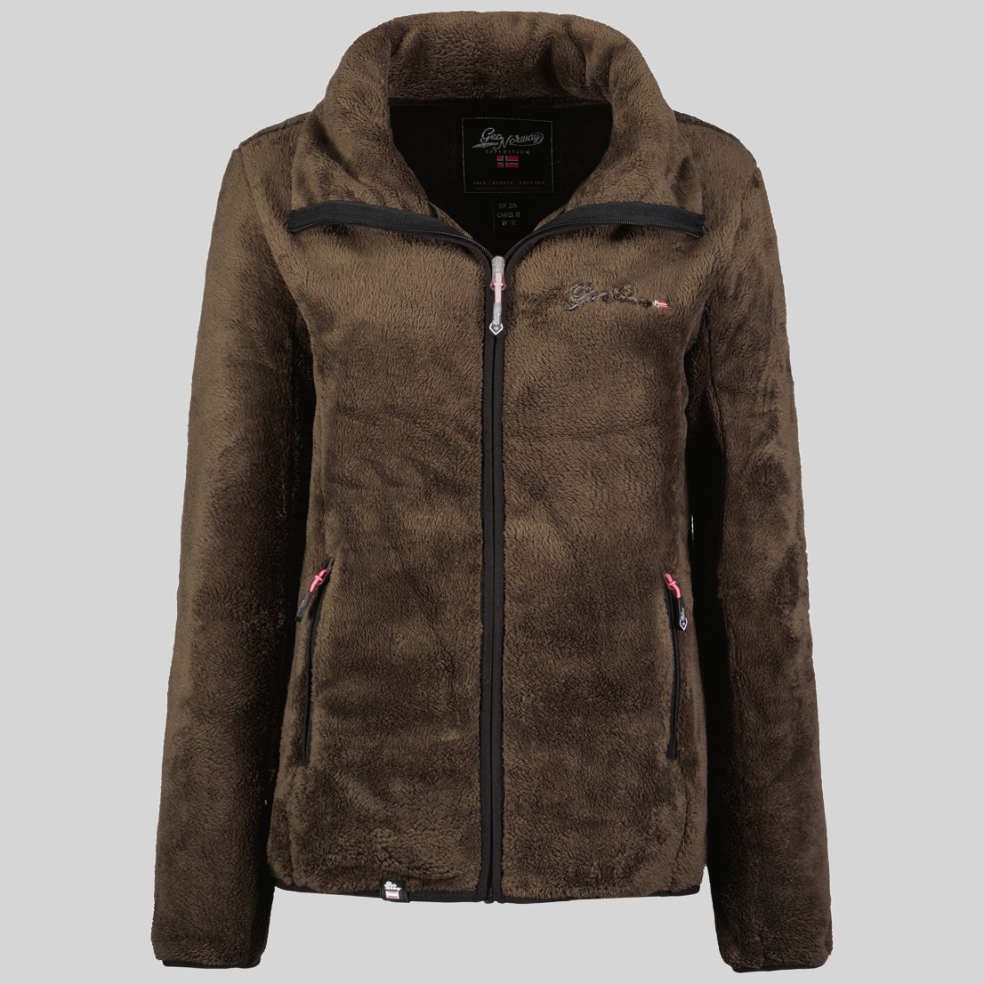 geographical-norway-unique-damen-fleecejacke-marine image 3