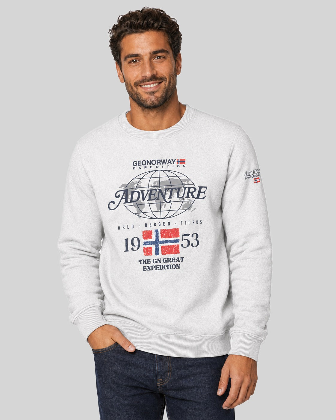 geographical-norway-golkovitz-sweatshirt-herren-mit-flaggenprint image 6