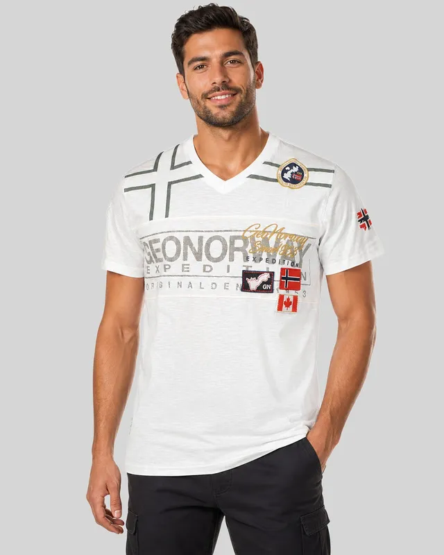 geographical-norway-jaradock-t-shirt-herren-schwarz-v-ausschnitt image 1