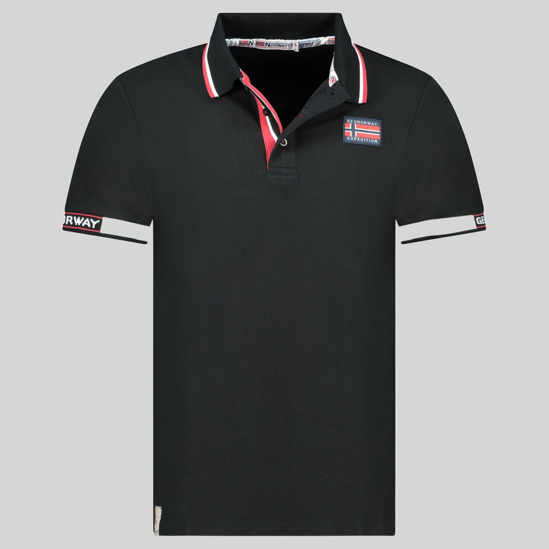 geographical-norway-kauge-polo-herren-aus-baumwolle-mit-flaggen-print-kurzarm image 5