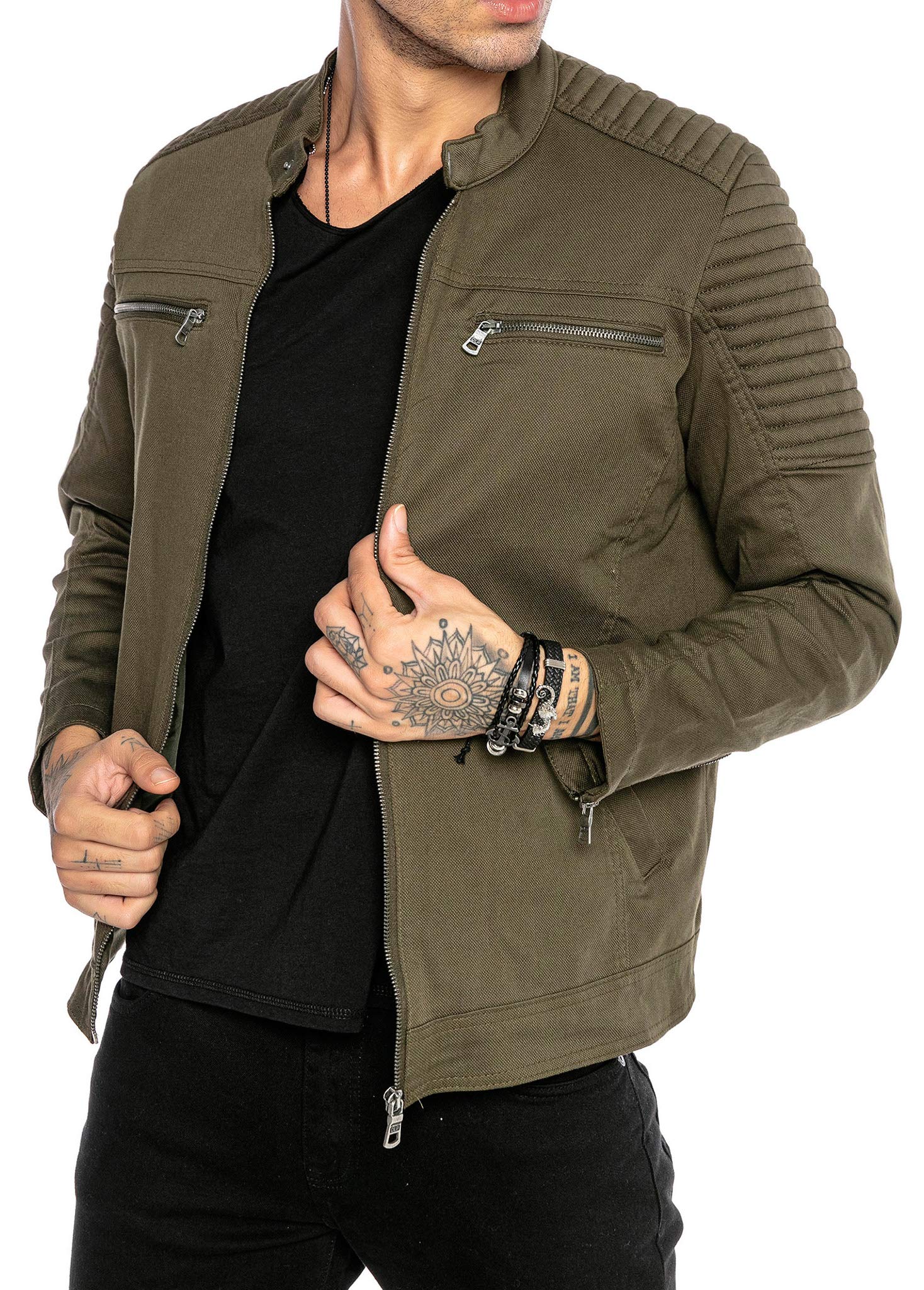 redbridge-oberbekleidung-biker-bergangsjacke-herren-baumwolle image 1