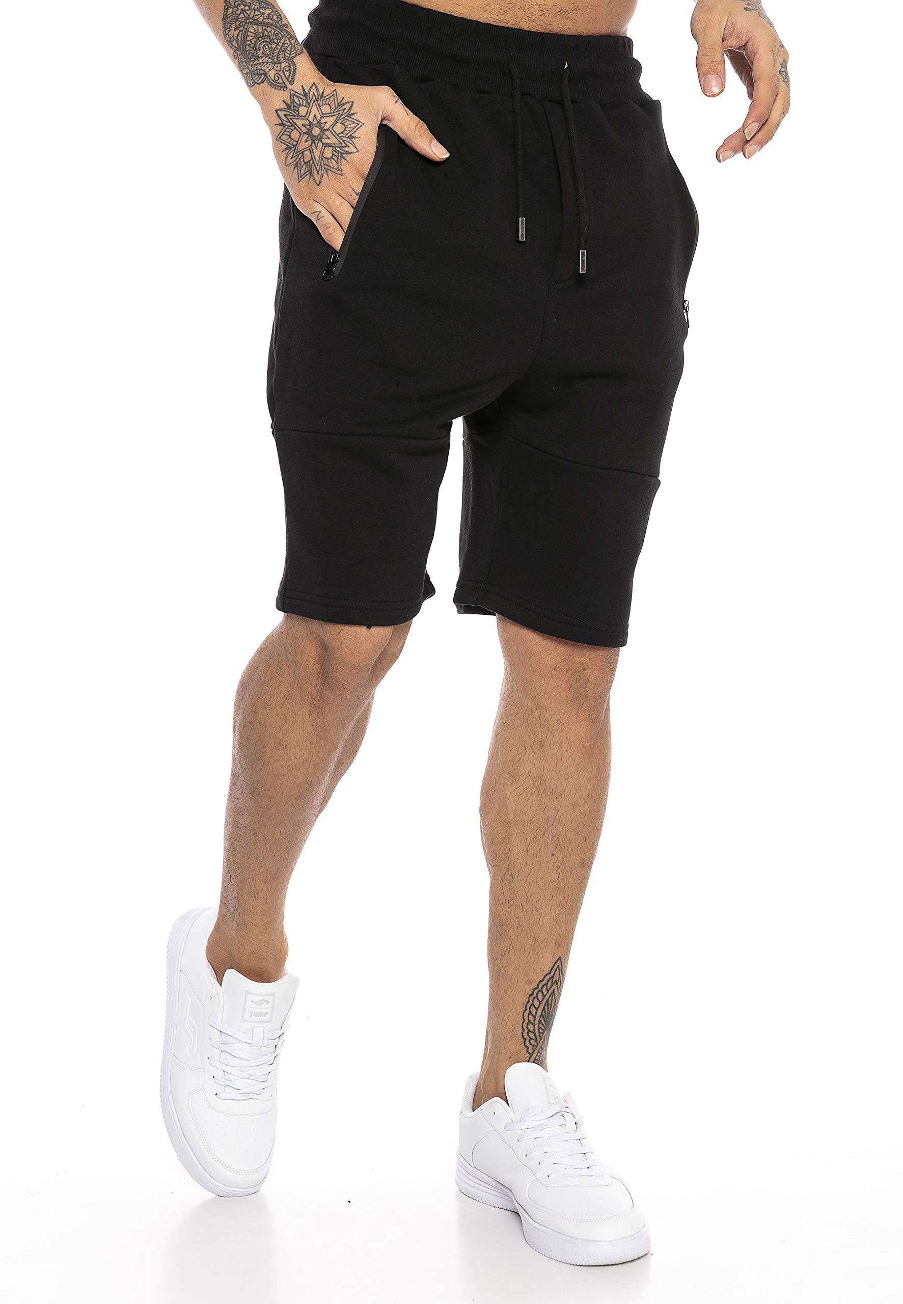 redbridge-shorts-sweatpants-kurze-hose-jogger-premium-schwarz-l image 4