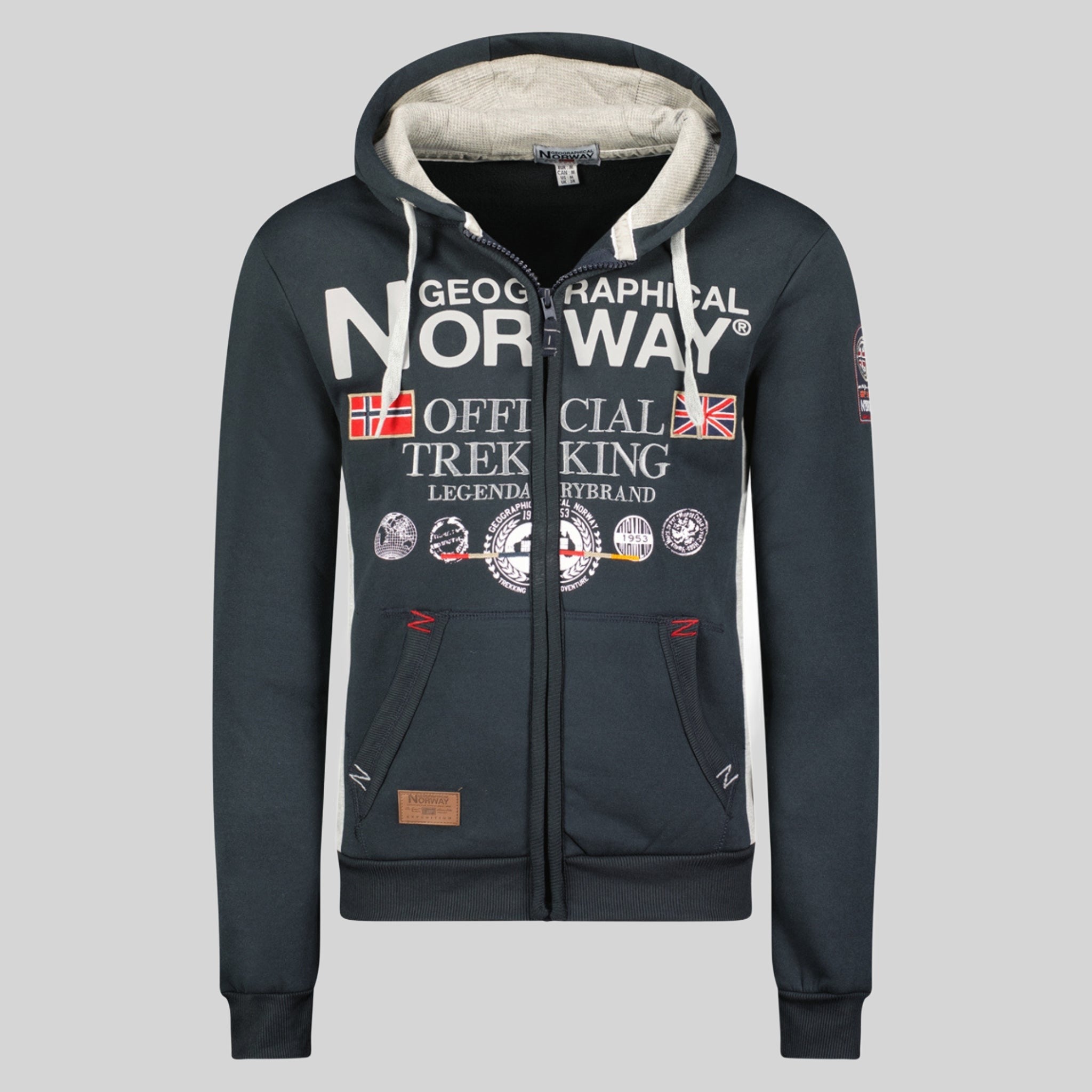 geographical-norway-gafont-herren-zip-hoodie-schwarz image 5