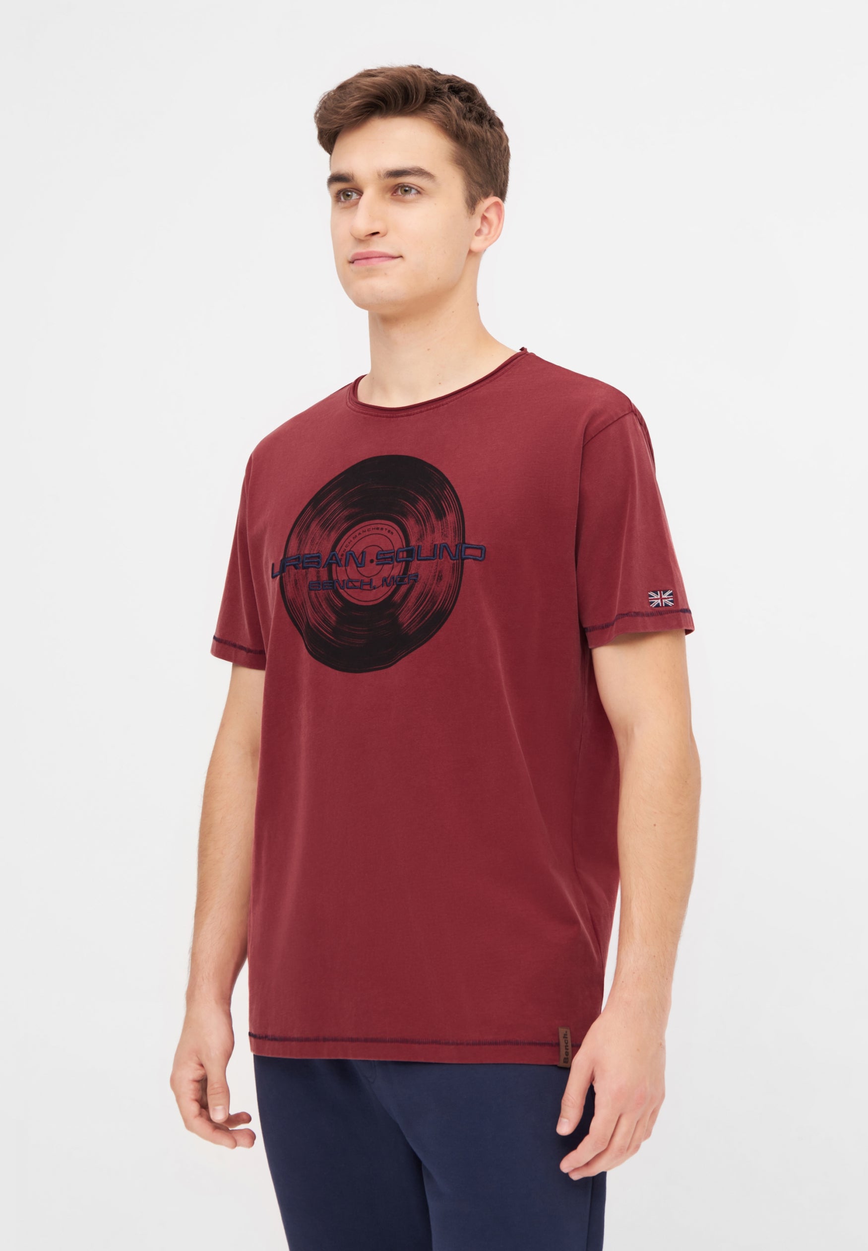 bench-falun-t-shirt-herren-grey-mele-baumwolle image 6