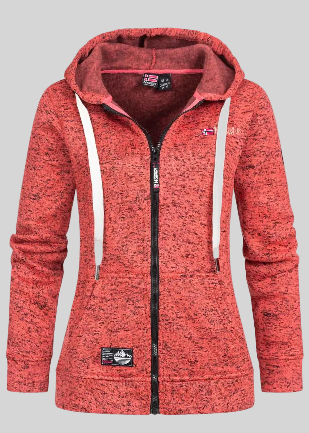 geographical-norway-talerte-damen-hoodie-schwarz-kapuze image 6
