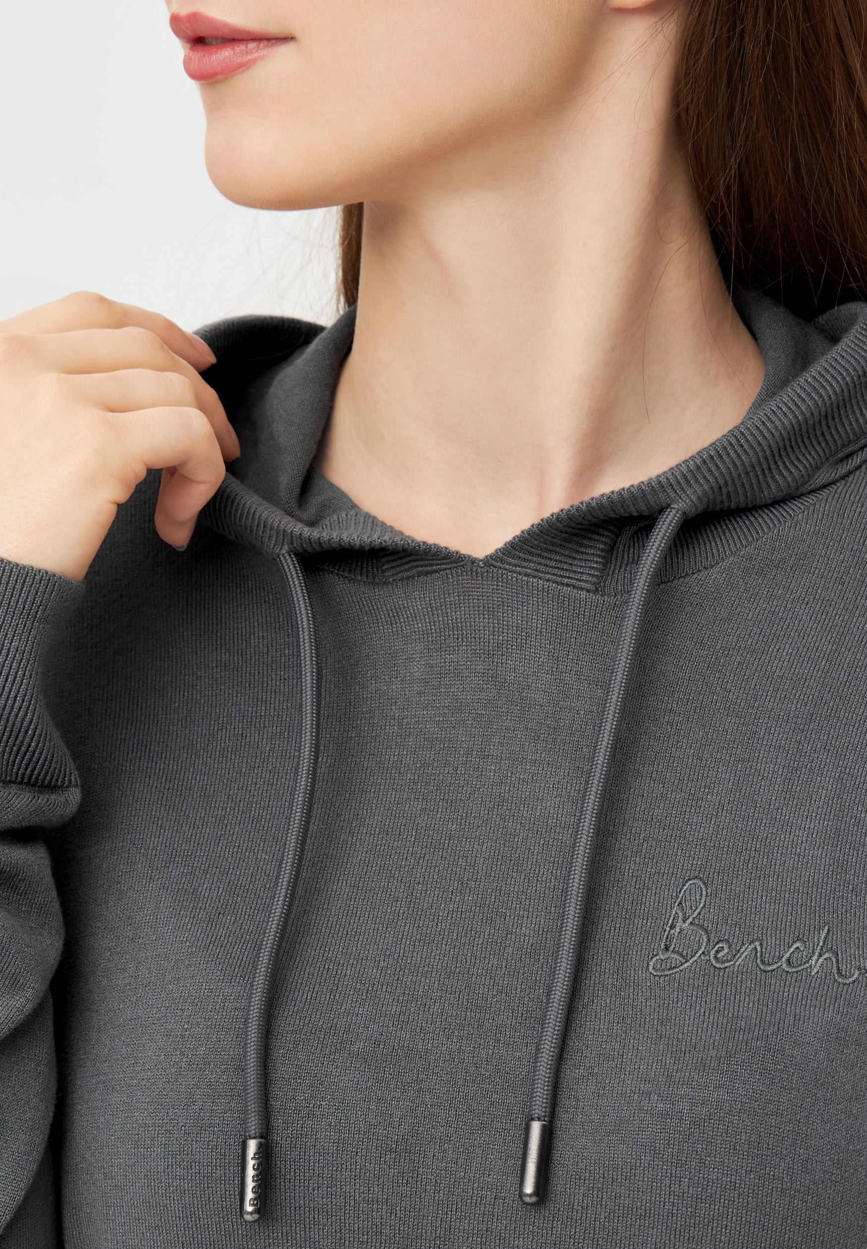 bench-mariel-hoodie-damen-white-alyssum-regular-fit image 8