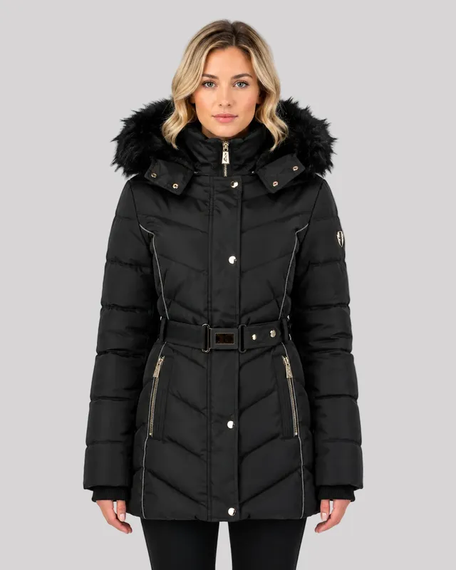 geographical-norway-becky-damen-parka-mit-abnehmbarer-fellkapuze image 1