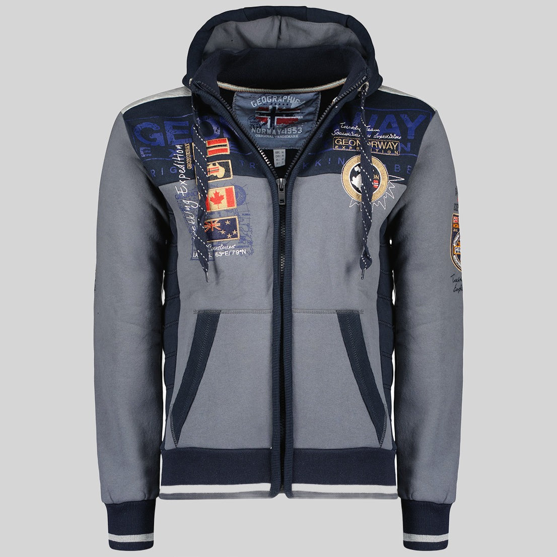 geographical-norway-geday-herren-hoodie-kapuze-schwarz image 8