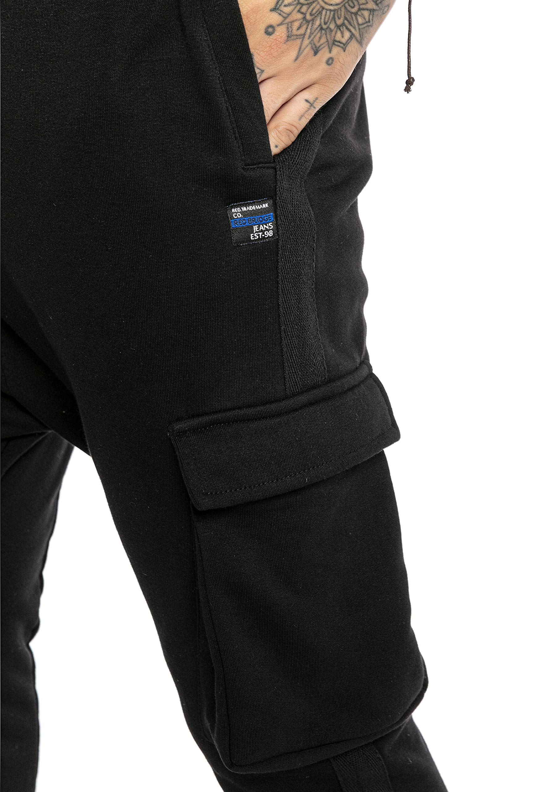 redbridge-hose-jogger-cargo-sweat-schwarz-baumwolle image 4