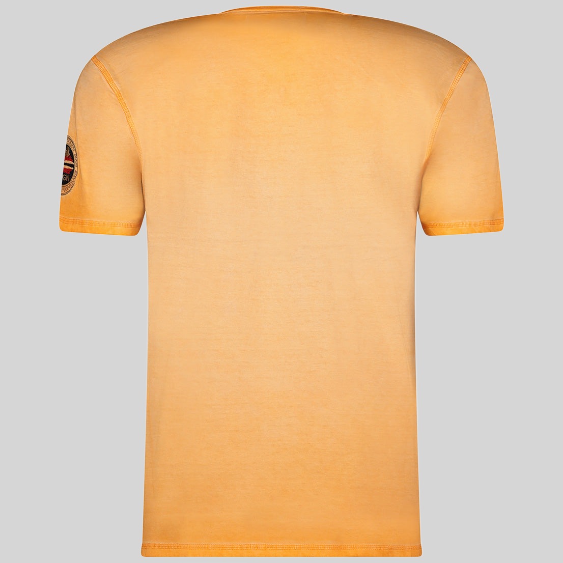 geographical-norway-joasis-t-shirt-herren-mit-v-ausschnitt-und-front-print-somme image 3