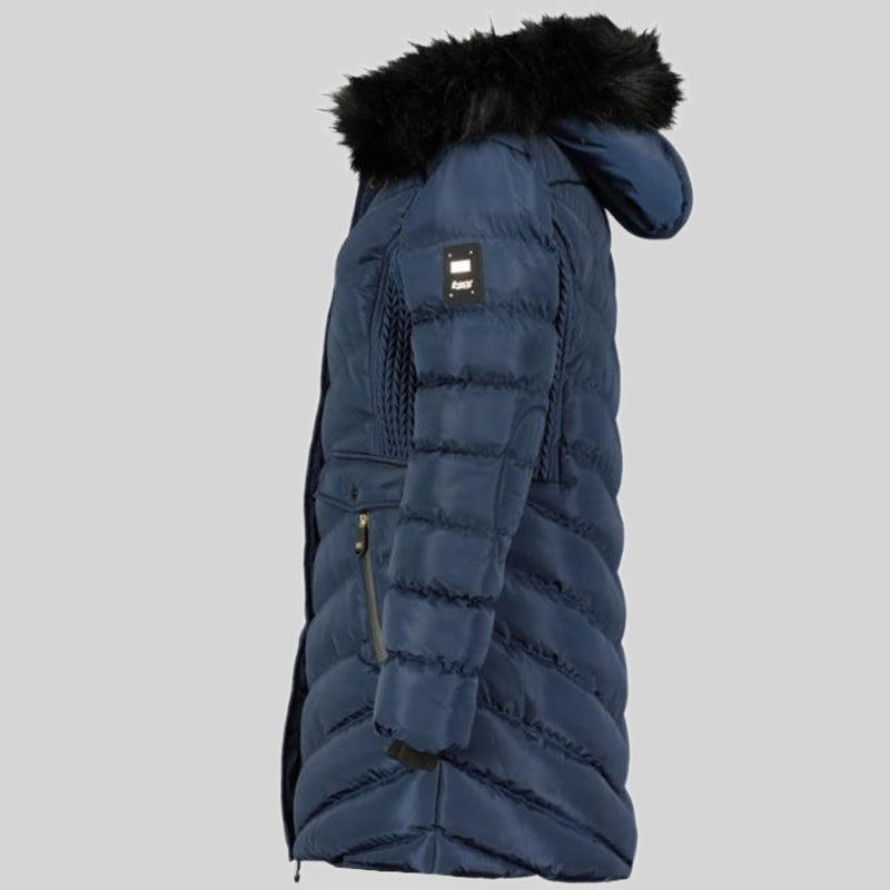 geographical-norway-augustine-long-damen-parka-schwarz-fell image 6