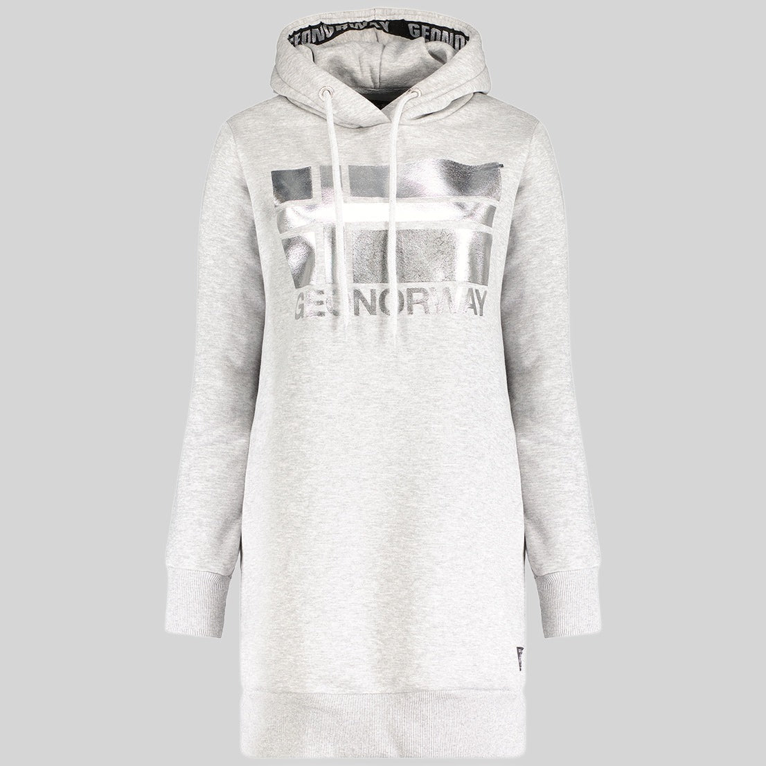 geographical-norway-fabienne-sweatkleid-schwarz-hoodiekleid-kapuze image 5