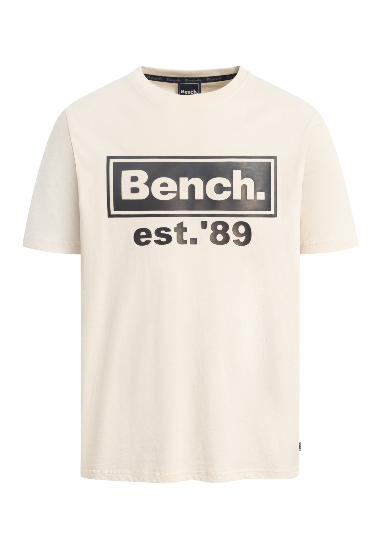 bench-caceres-t-shirt-herren-oatmeal-baumwolle-logoprint image 1