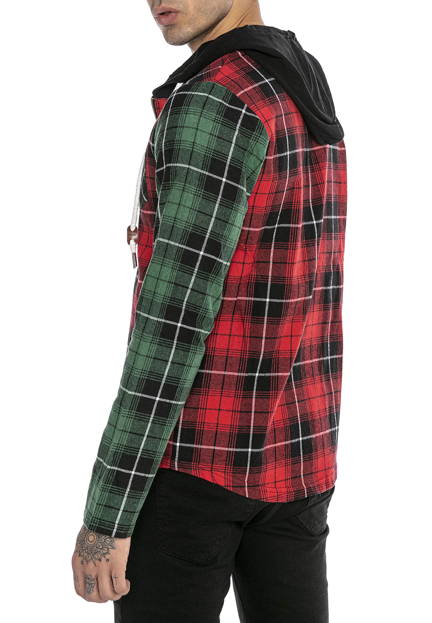 redbridge-hemden-m2176-holzf-ller-sweatjacke-kapuzenjacke image 5