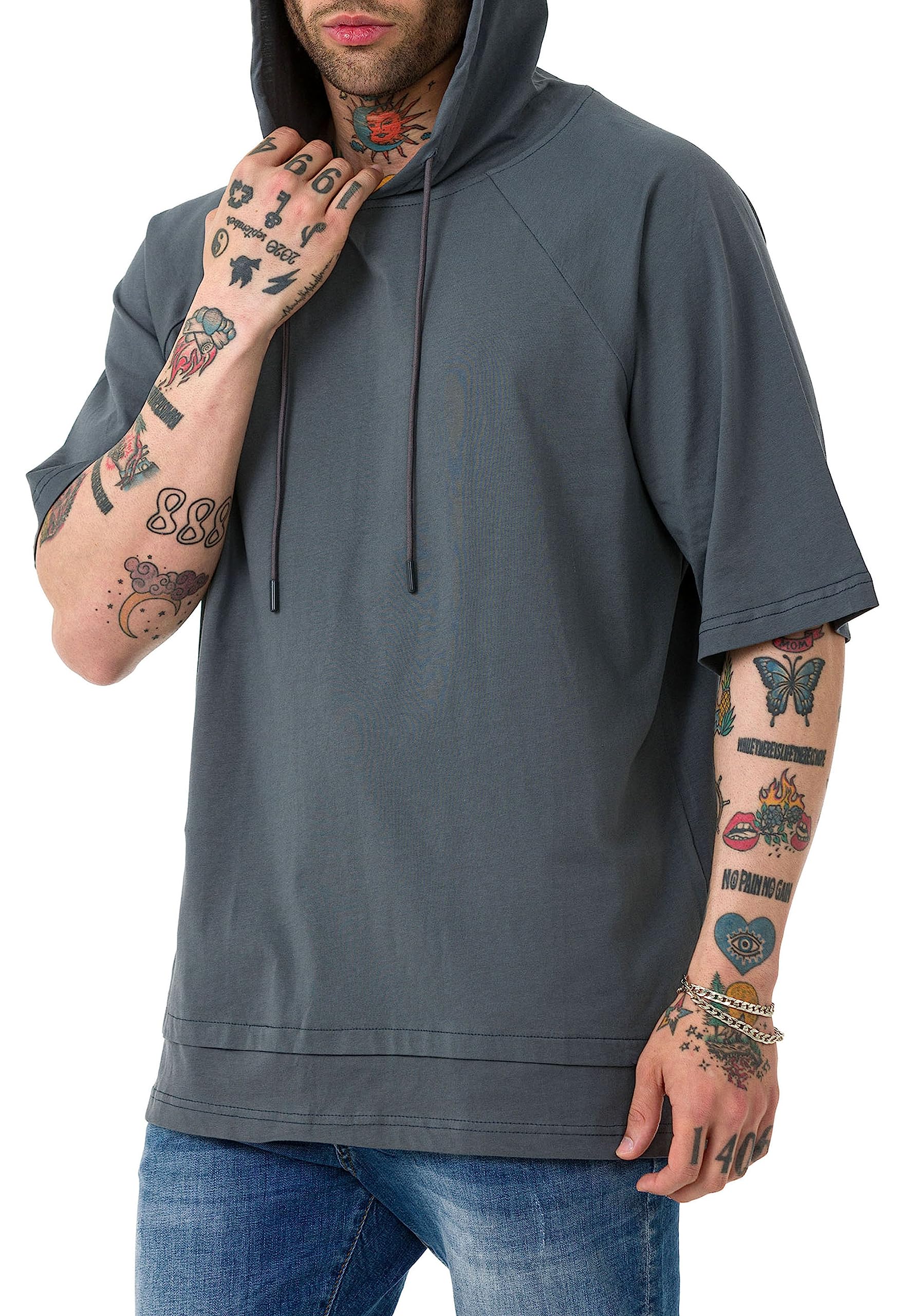 redbridge-t-shirts-m1373-t-shirt-herren-wei-oversized-baumwolle image 3