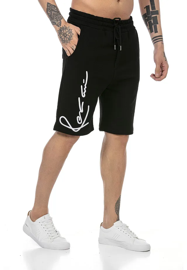redbridge-sweatshorts-herren-schwarz-baumwolle-l image 1
