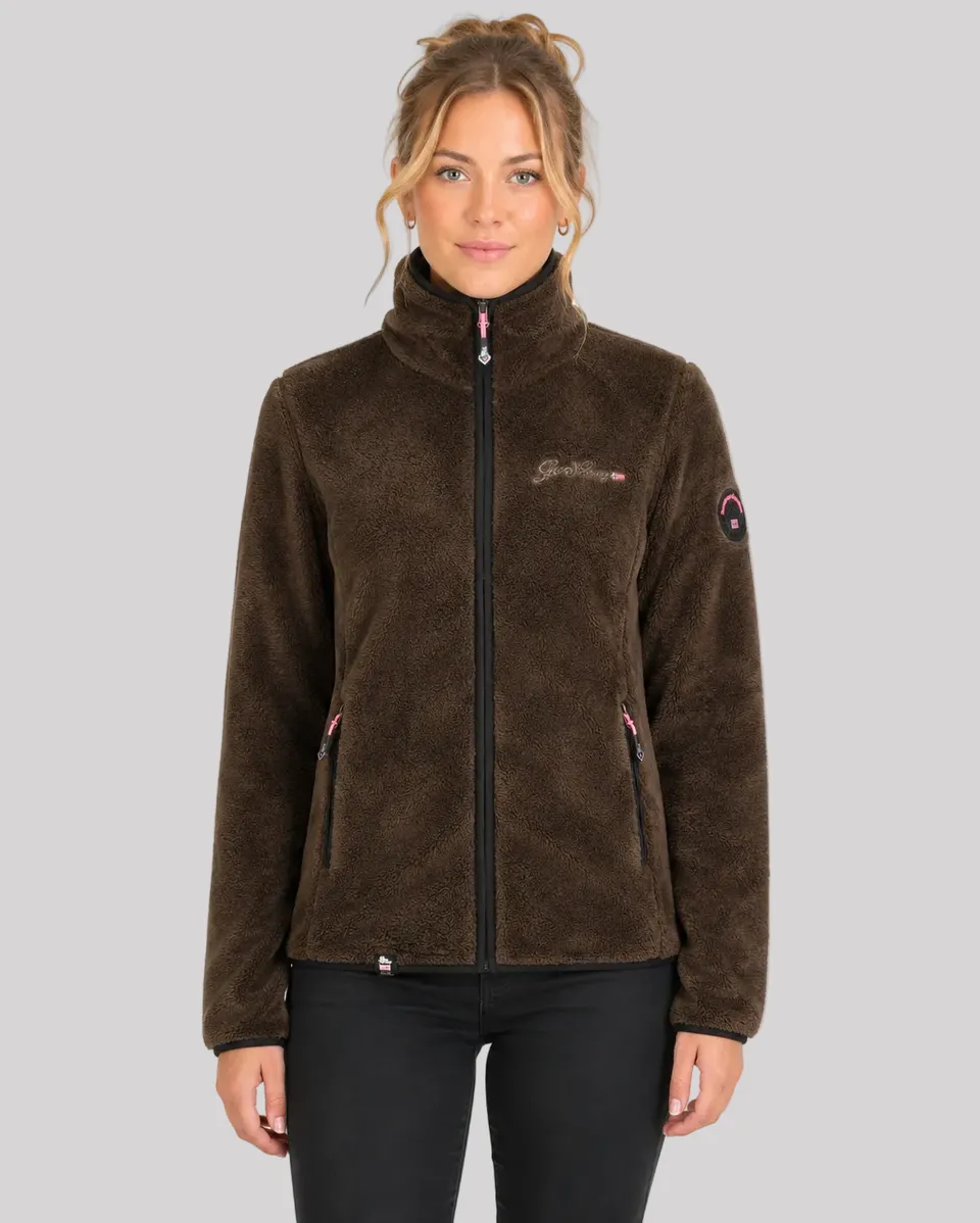 geographical-norway-unique-damen-fleecejacke-marine image 1