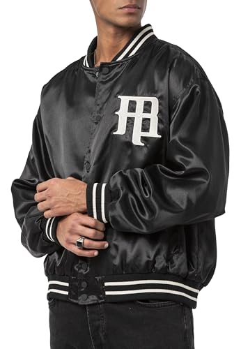 redbridge-collegejacke-satin-look-varsity-jacke-xl-stickerei image 6