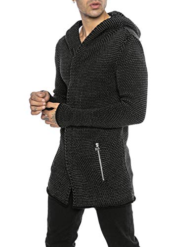 redbridge-cardigans-herren-strickjacke-cardigan-mit-kapuze image 8