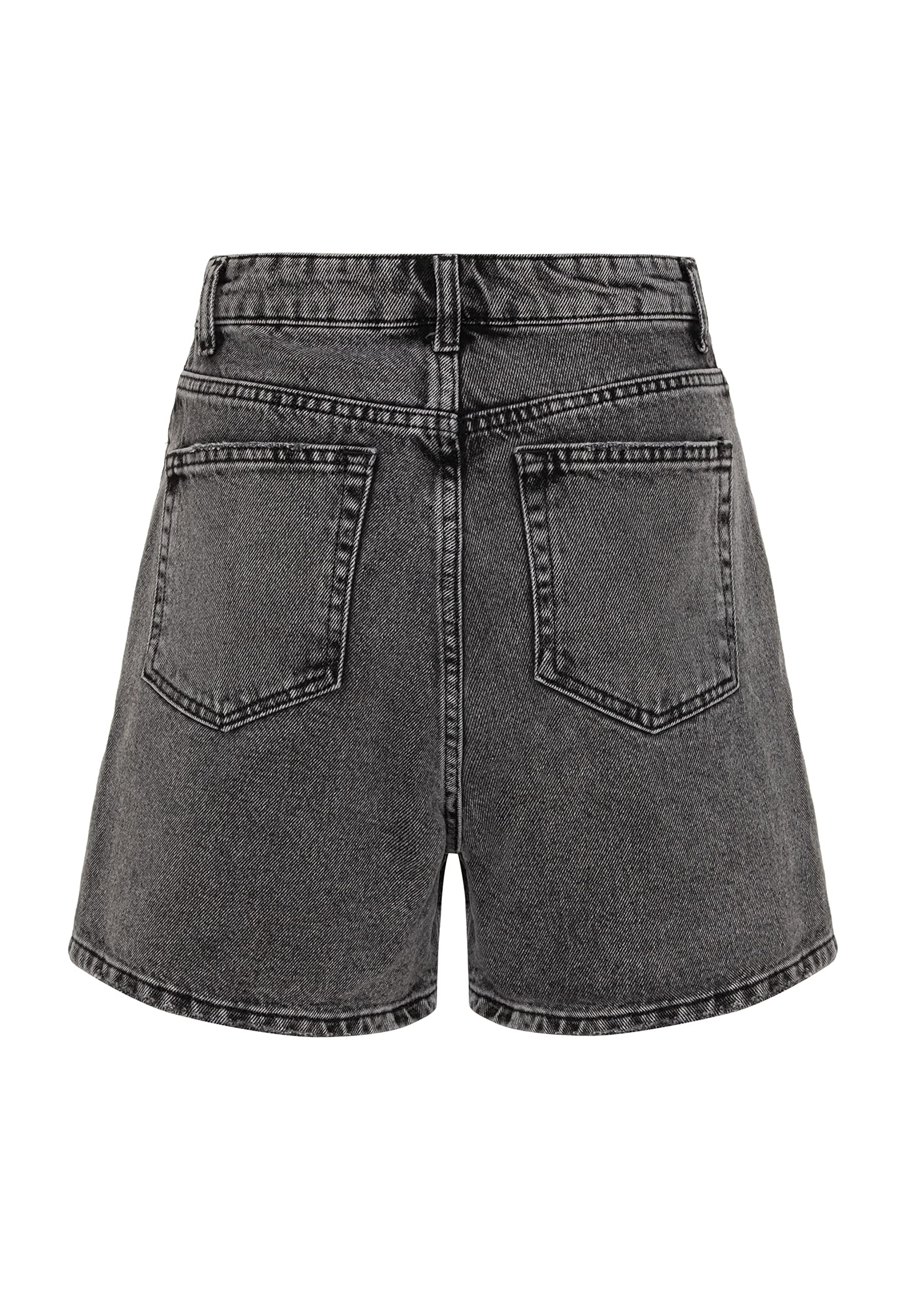 redbridge-bermuda-jeansshorts-damen-grau-w32-high-waist image 6