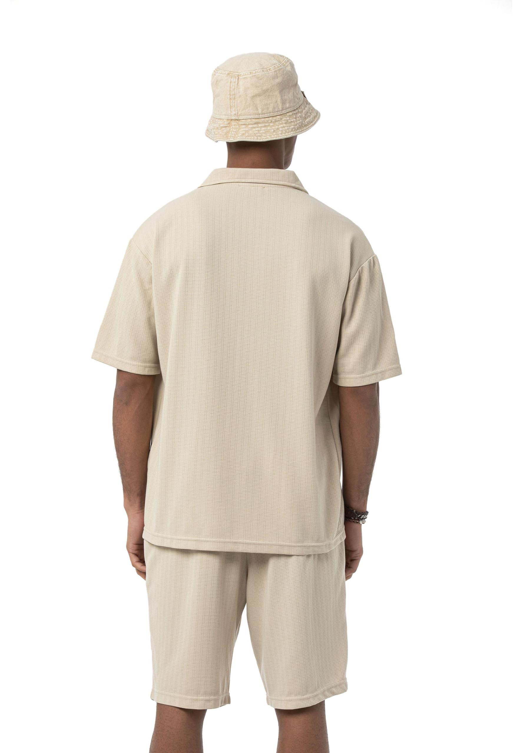 redbridge-sommer-set-hemd-shorts-beige-gr-e-m image 7
