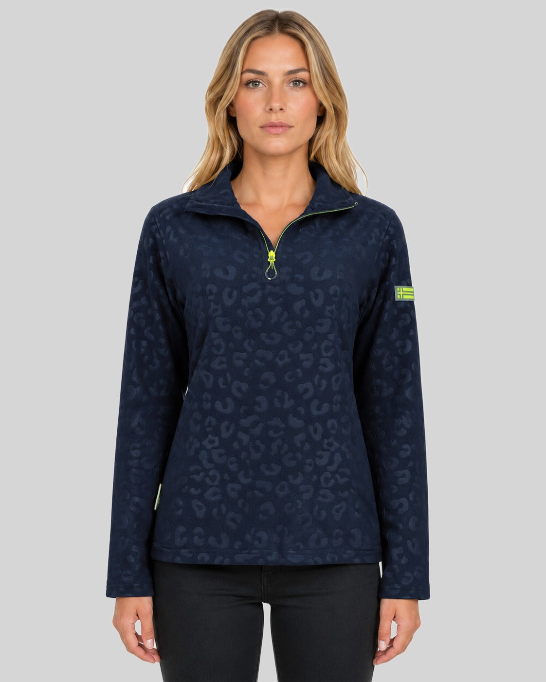 geographical-norway-uminie-hz-fleecejacke-damen-schwarz-leo image 5