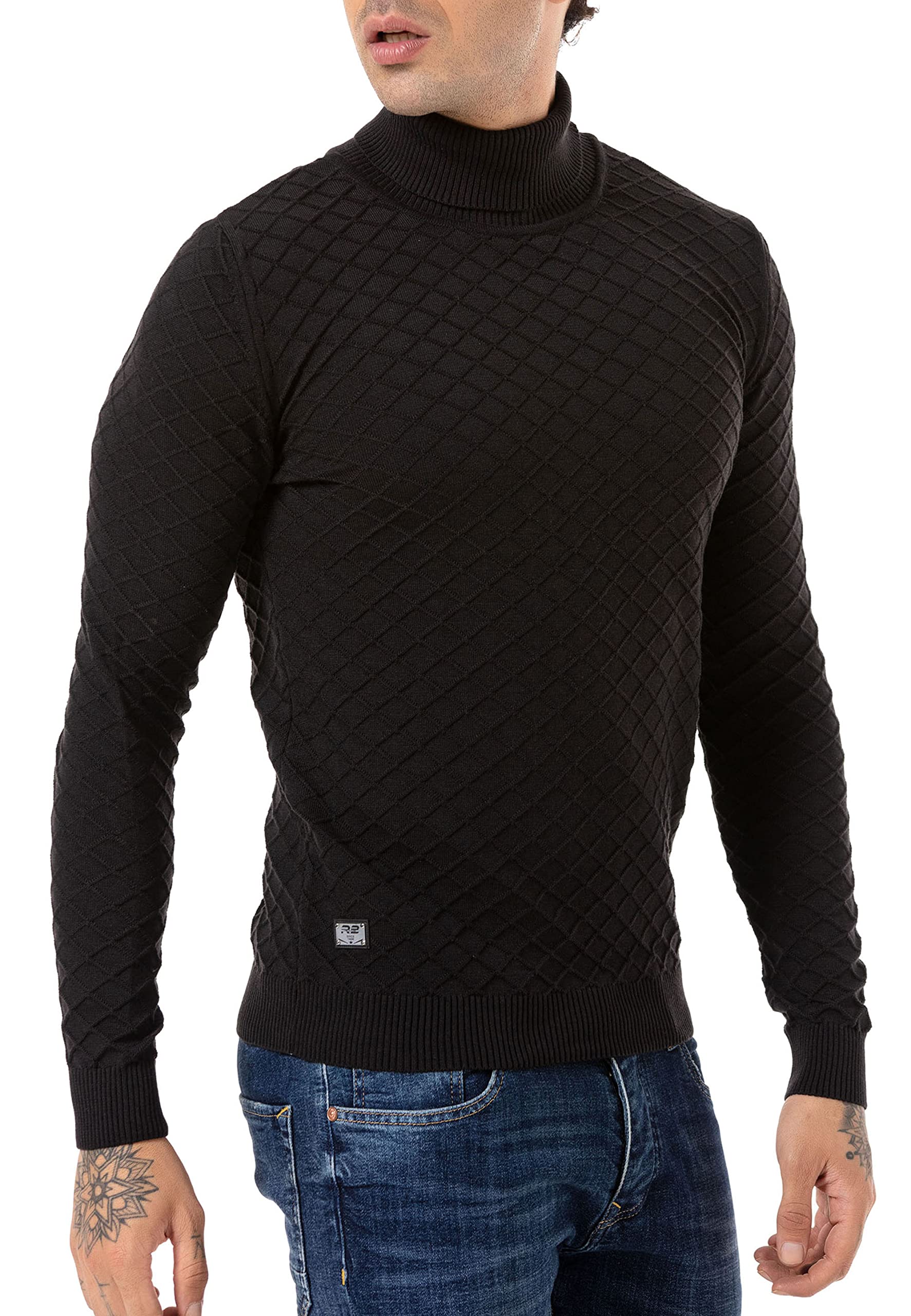 redbridge-rollkragenpullover-herren-strick-braun-gr-l image 4