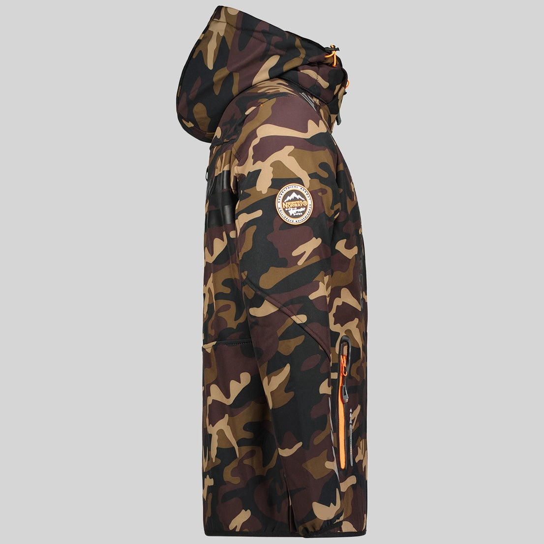 geographical-norway-royaute-camo-herren-softshelljacke-camo-kaki-orange-gr-e-l image 5