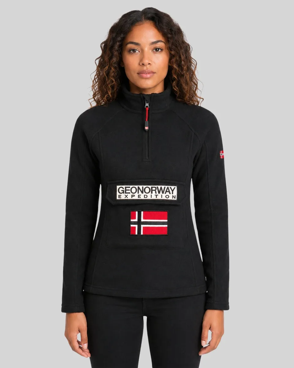 geographical-norway-tymclass-hz-fleecejacke-damen-schwarz image 1