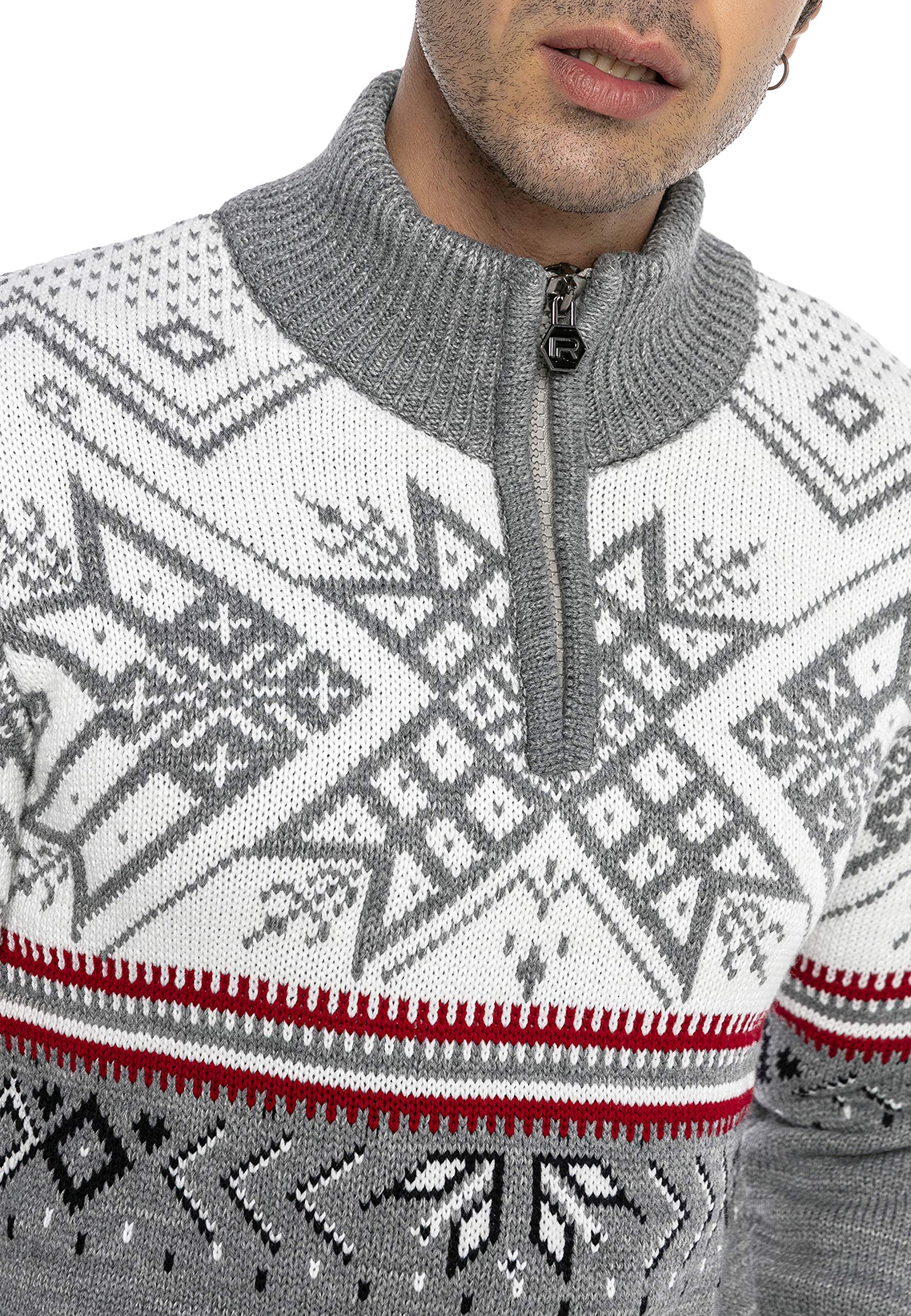 redbridge-pullover-norweger-strickpullover-stehkragen-herren image 2
