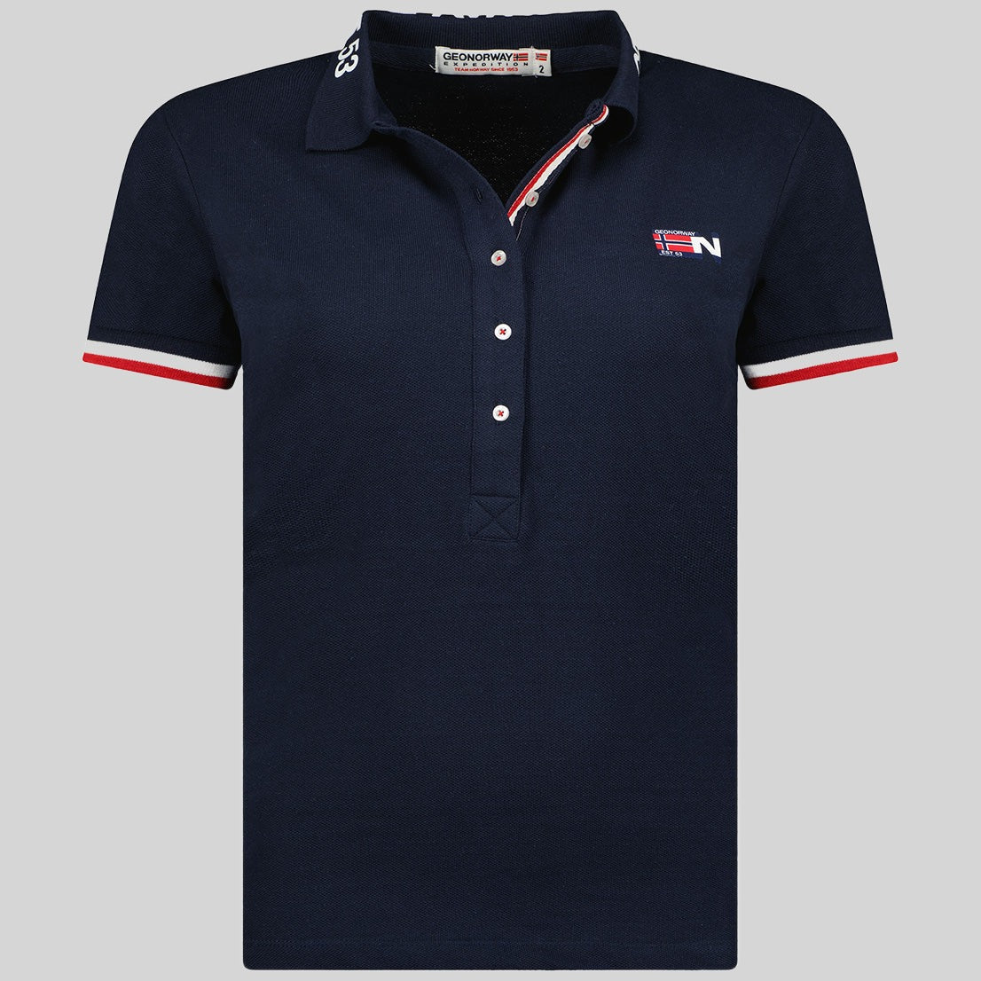 geographical-norway-kanolet-damen-polo-kurzarm-stickerei image 5