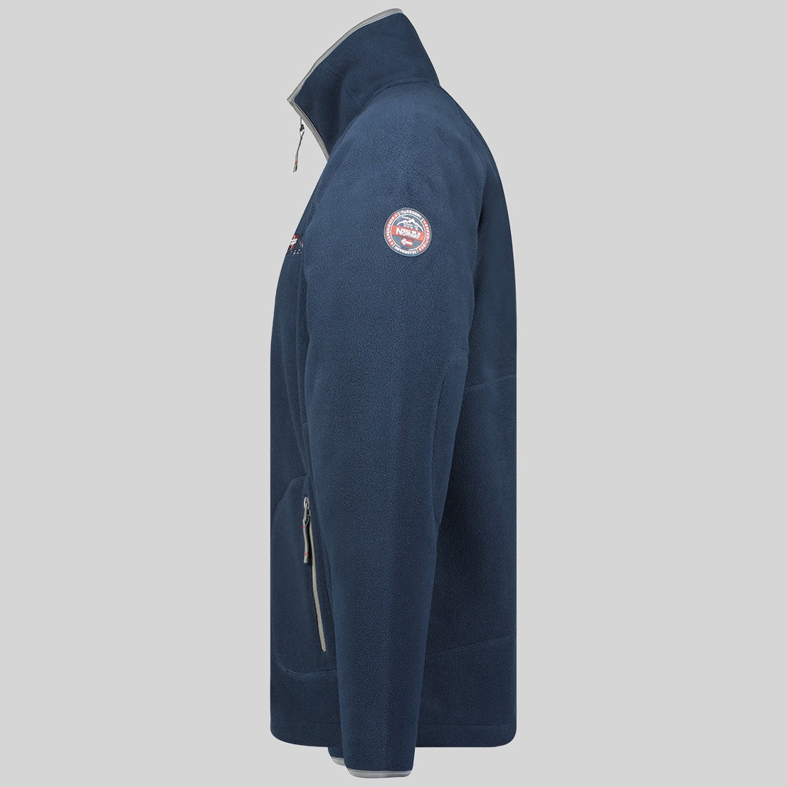 geographical-norway-trekking-fleecejacke-herren-marine-grau image 5