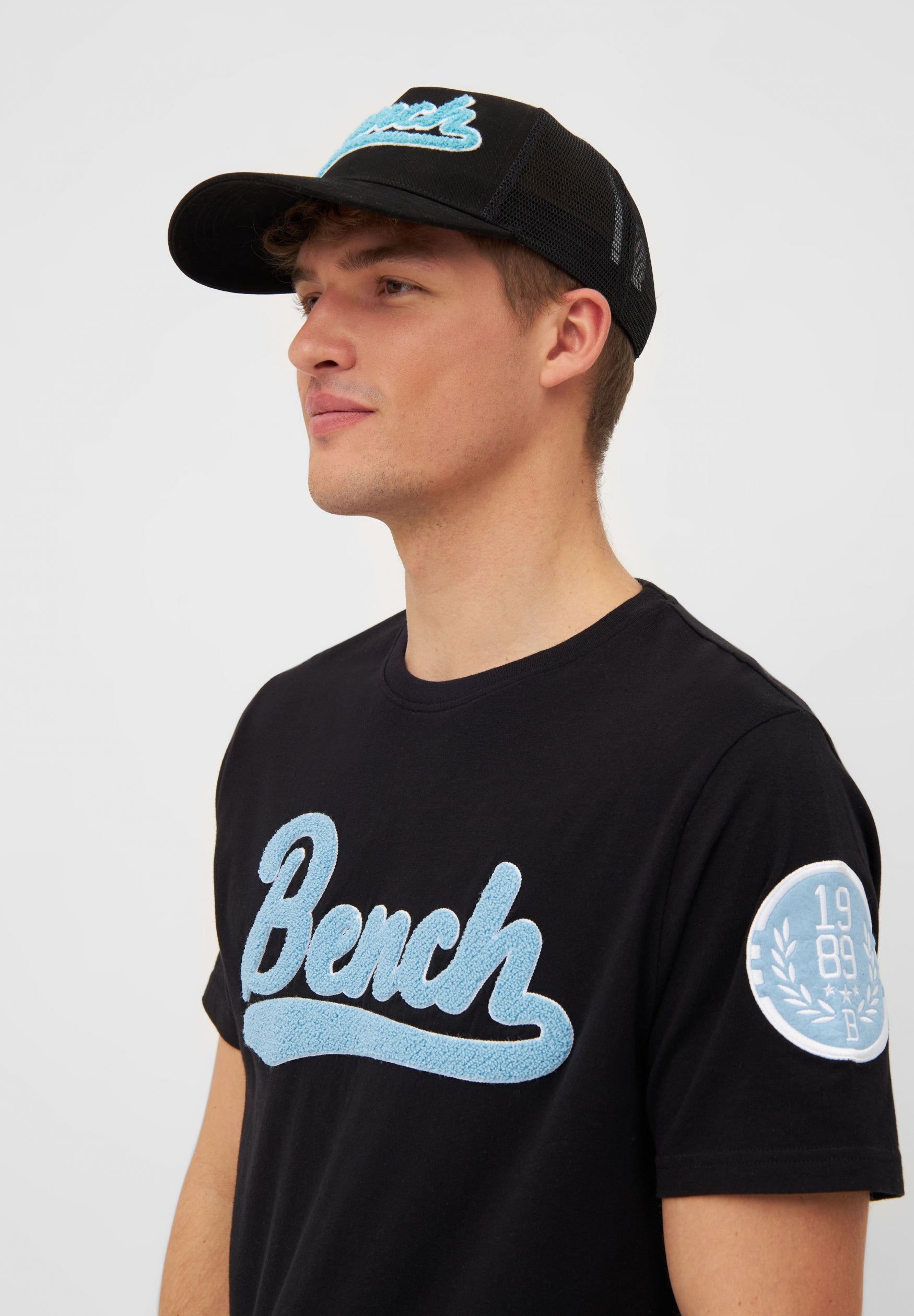bench-varny-baseball-cap-herren-schwarz-verstellbar-netz image 2