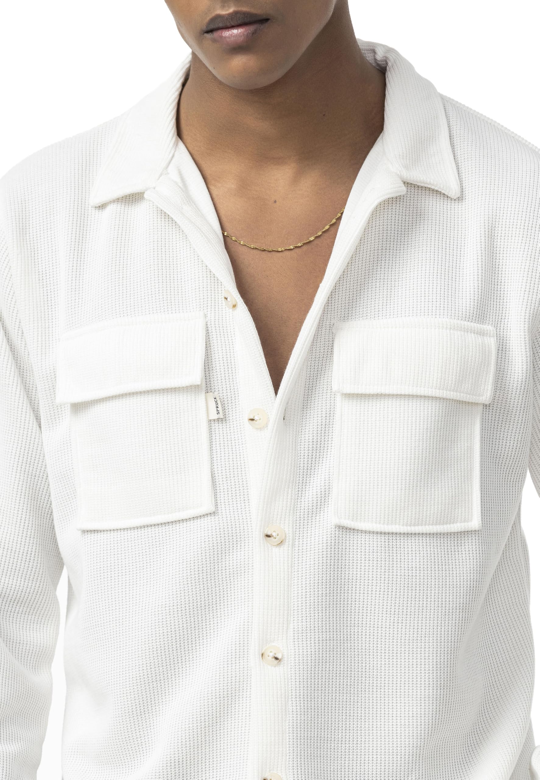 redbridge-overshirt-strukturstoff-herren-beige-oversized image 2