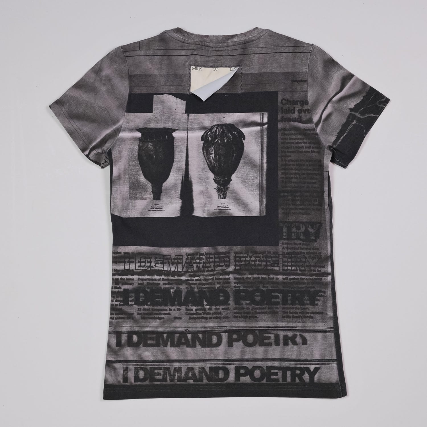 milk-of-lime-newspaper-babytee-t-shirt-zeitungsprint image 2