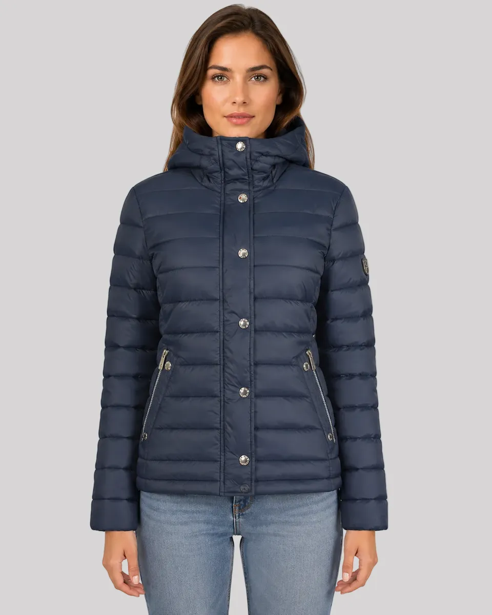 geographical-norway-bubulle-damen-steppjacke-marine-kapuze image 1