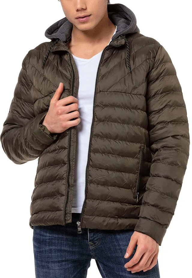 redbridge-jacke-herren-steppjacke-bomberjacke-khaki-gr-xl image 1