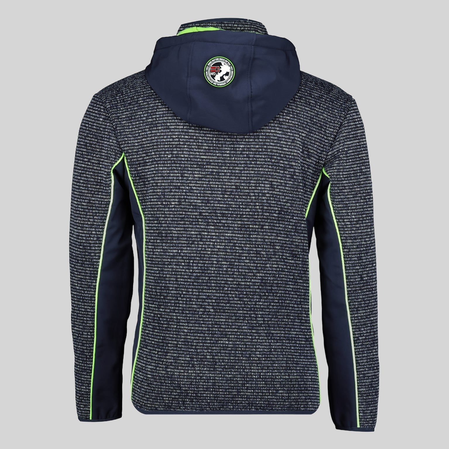 geographical-norway-tcharly-fleecejacke-herren-schwarz-mit-kapuze image 2