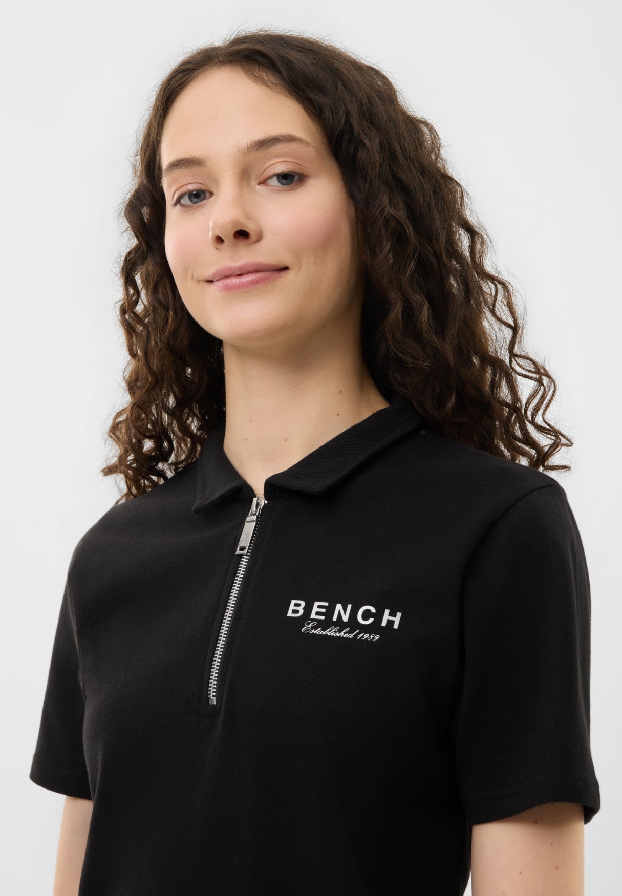bench-durla-damen-kleid-schwarz-baumwolle-slim-fit image 4