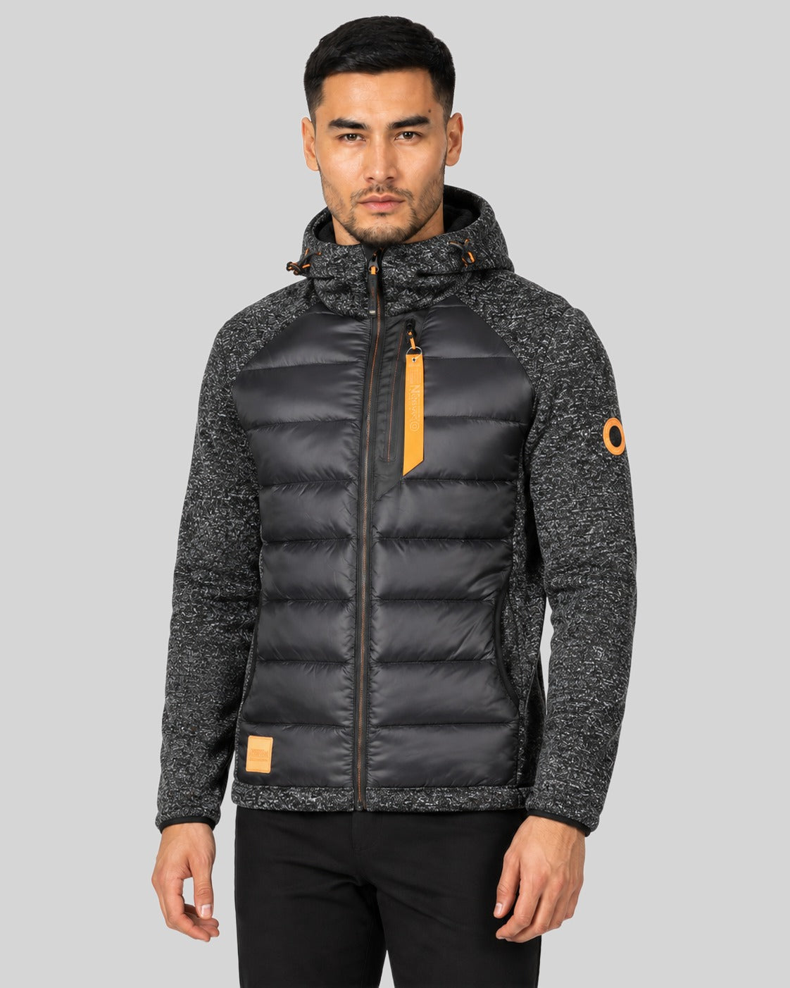 geographical-norway-theo-fleecejacke-herren-schwarz-kapuze image 1
