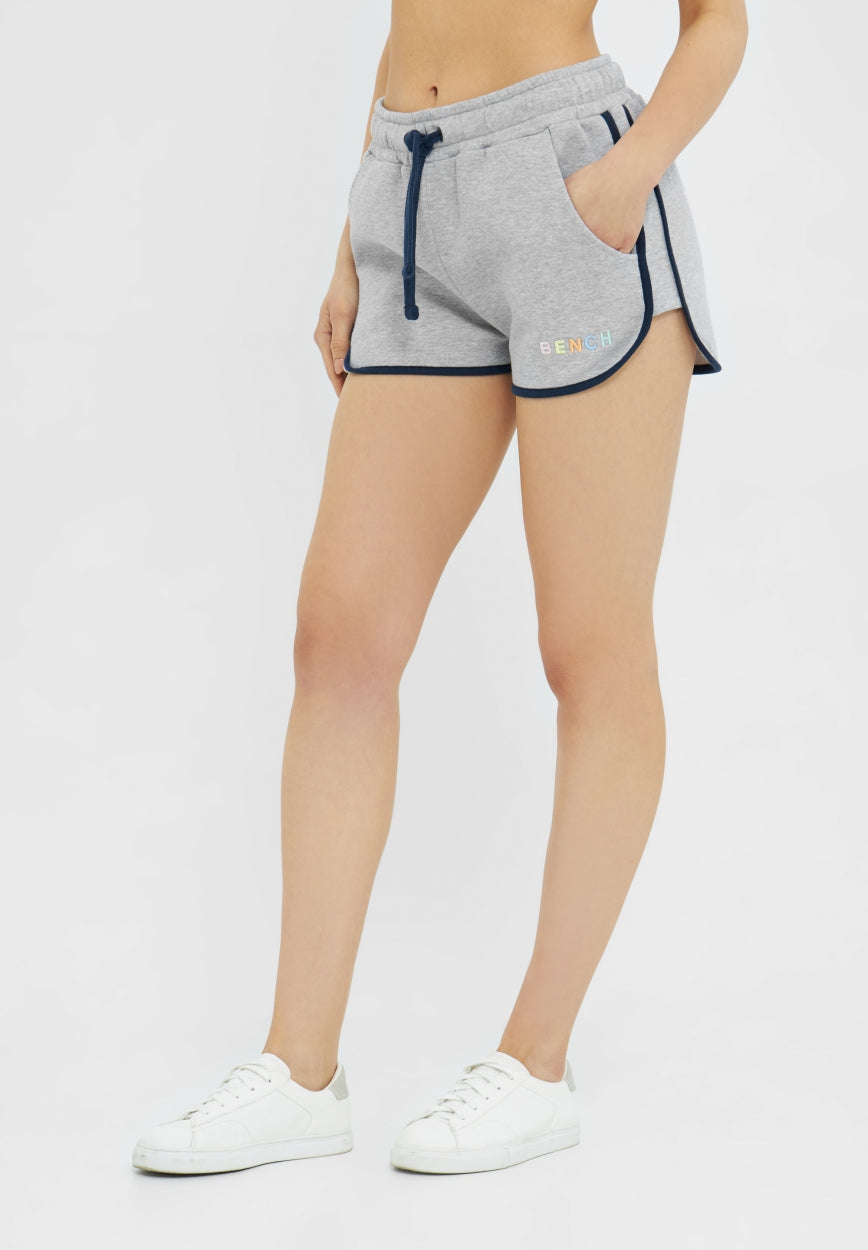 bench-starling-sweatshorts-damen-greymarl-kordelzug image 2
