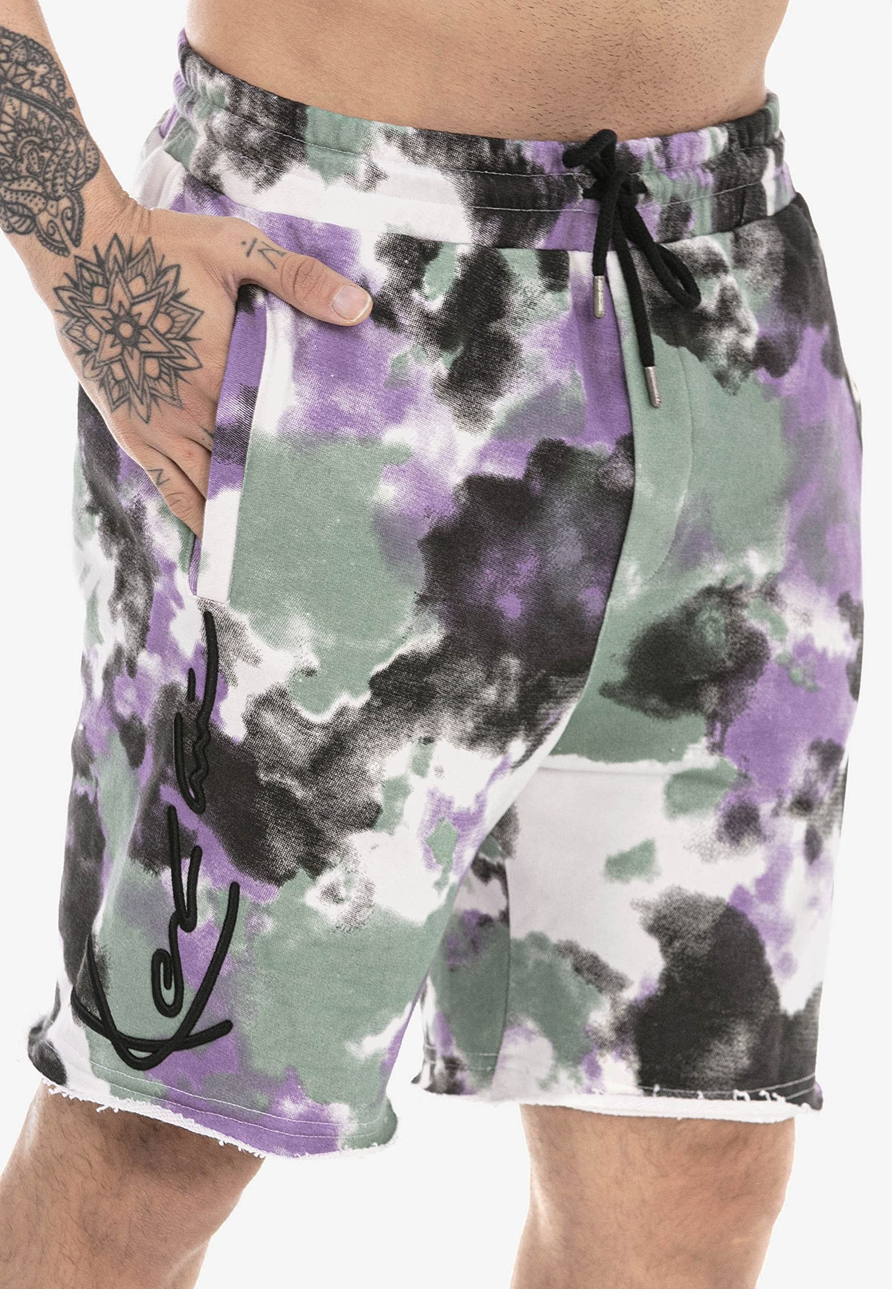 redbridge-sommer-set-batik-t-shirt-shorts-lila-batik-2-teilig image 3