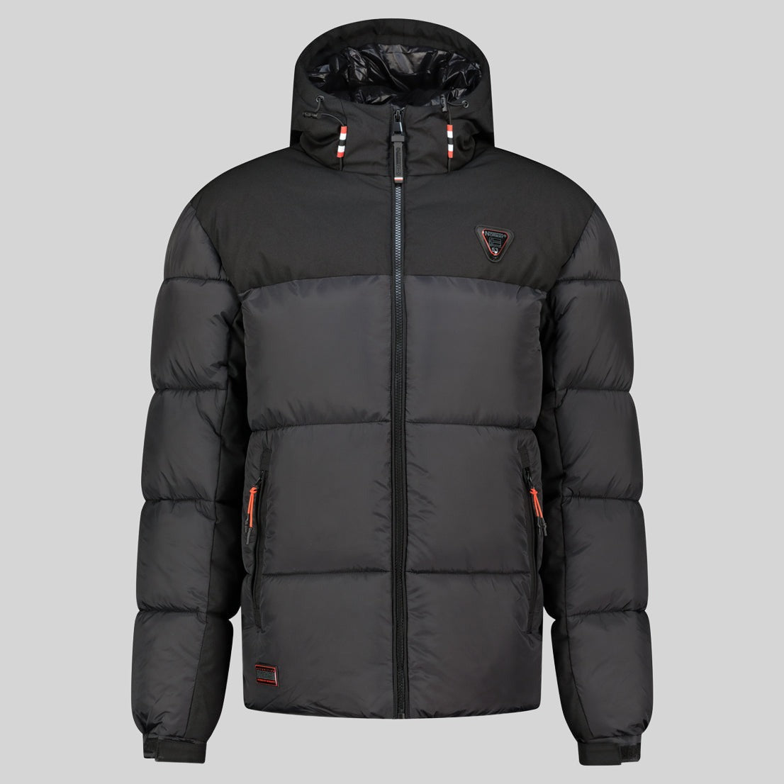 geographical-norway-bim-herren-steppjacke-schwarz-mit-kapuze image 3