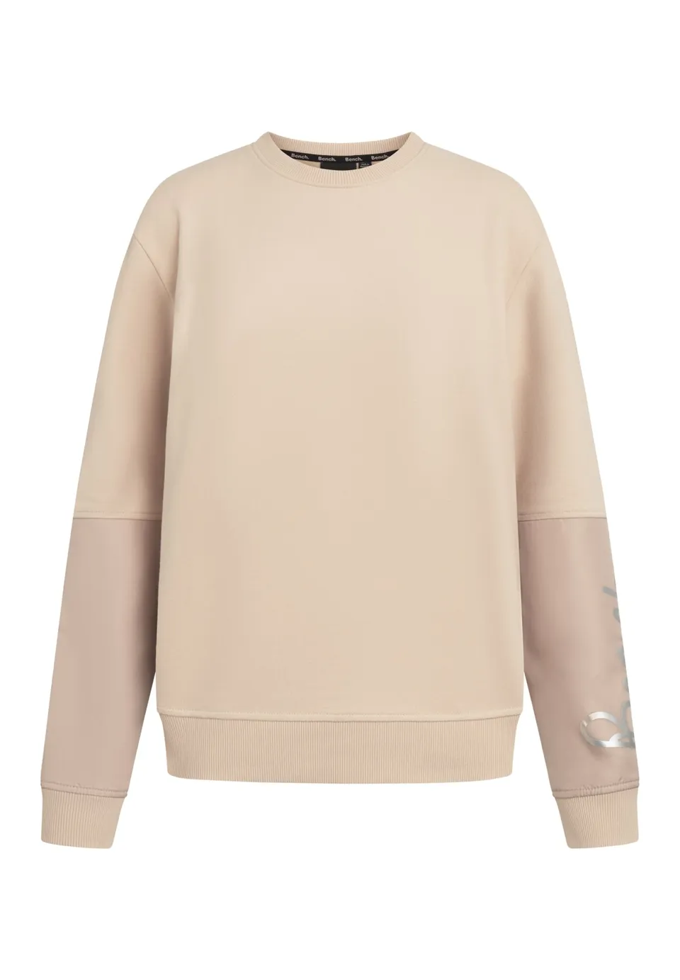 bench-bologna-sweatshirt-damen-oversized-fit-mit-logo-in-smoke-grey image 1