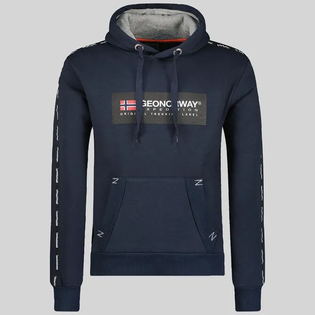 geographical-norway-gathlete-herren-hoodie-marine-print image 1