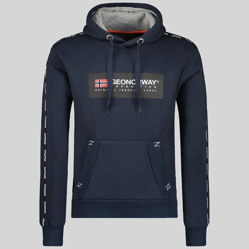 geographical-norway-gathlete-herren-hoodie-marine-print image 1