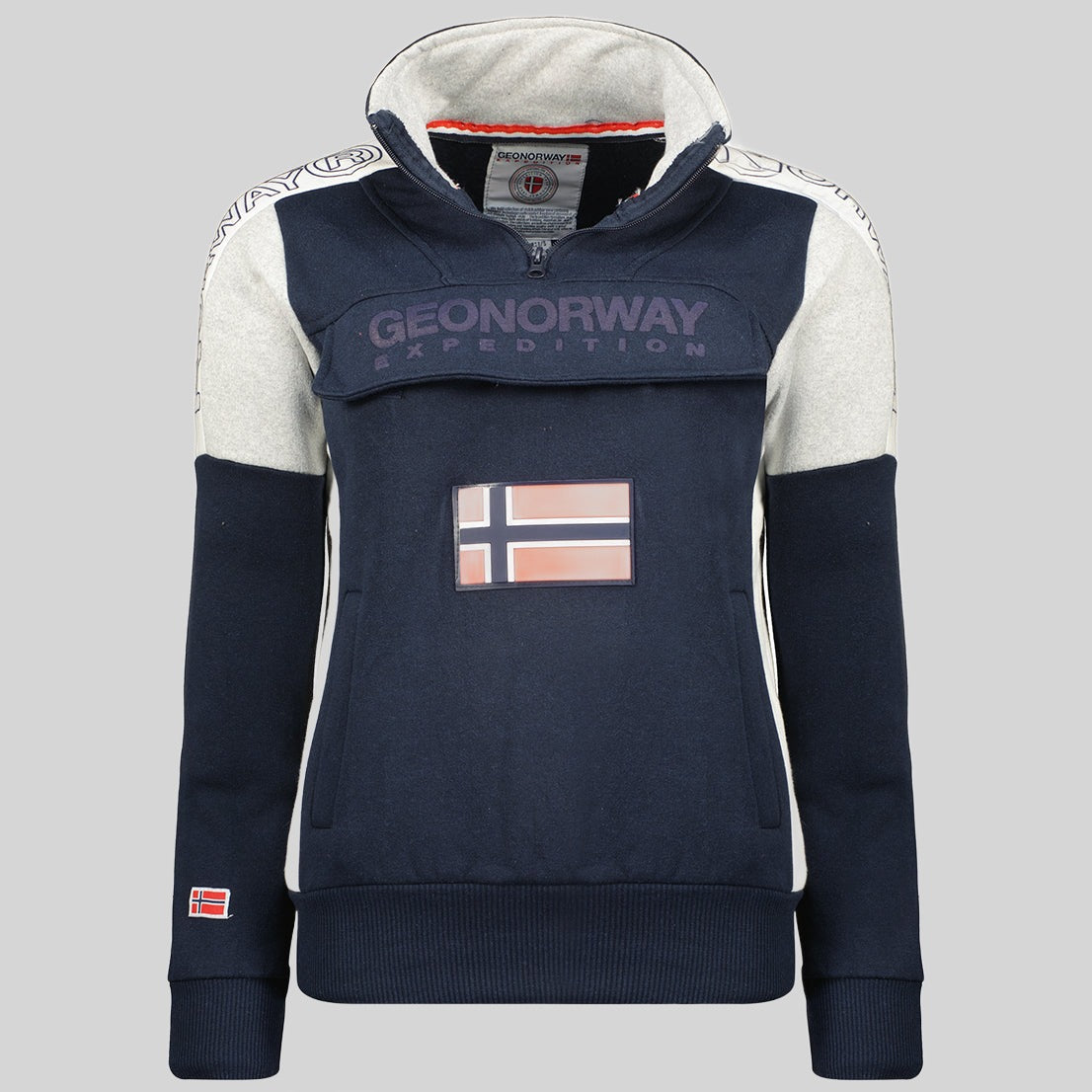 geographical-norway-fagostino-damen-sweatshirt-schwarz-print image 5