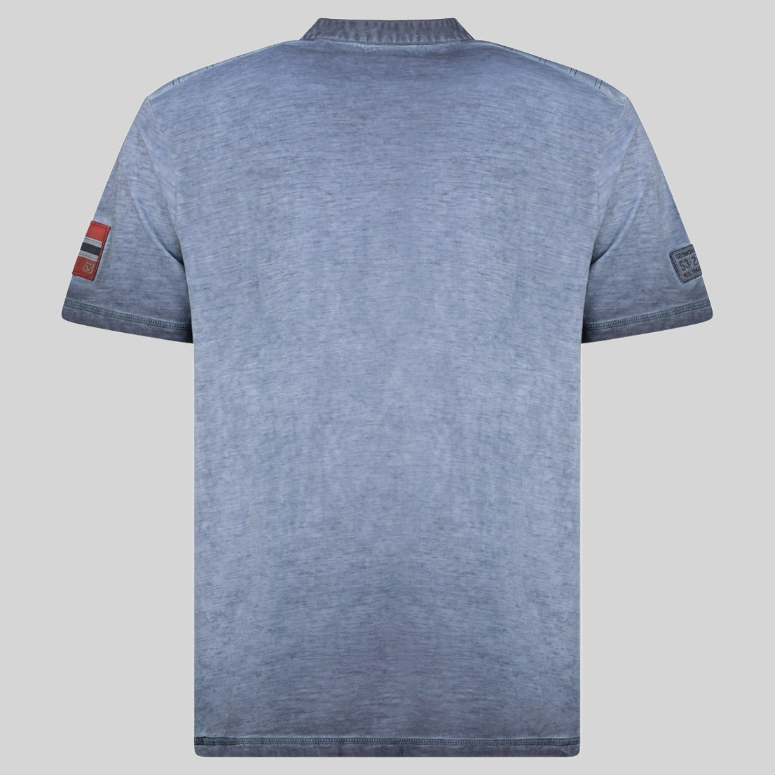 geographical-norway-jeony-herren-t-shirt-mao-kragen-blau image 3