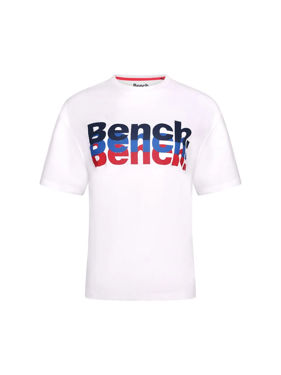 bench-arcus-herren-t-shirt-white-baumwolle-logo-slim image 1