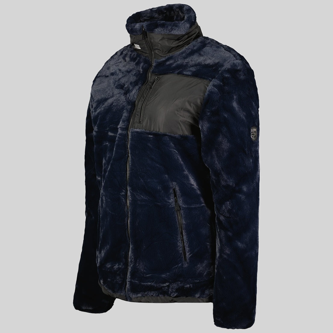 geographical-norway-dorothee-fleecejacke-marine-warme-polaire image 3